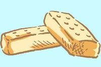 Illustrated shortbread biscuits